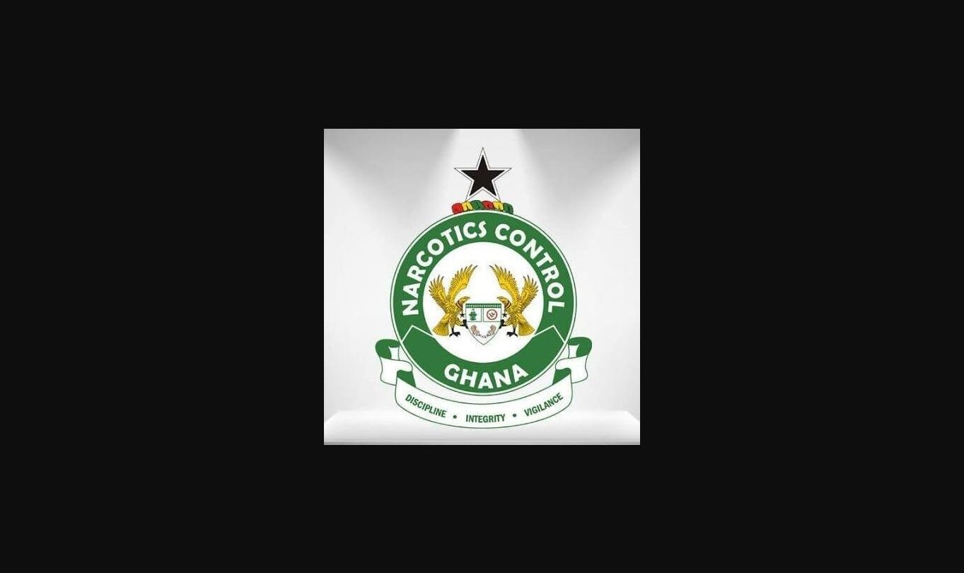 Embleem van de Ghanese narcoticadienst NACOC.