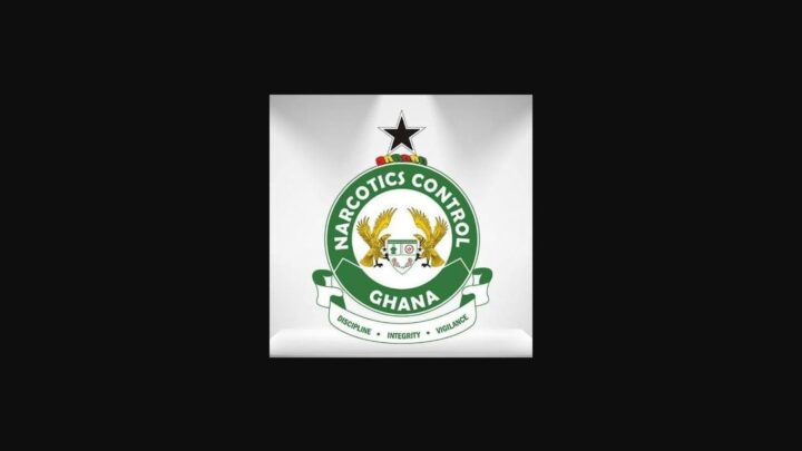 Embleem van de Ghanese narcoticadienst NACOC.