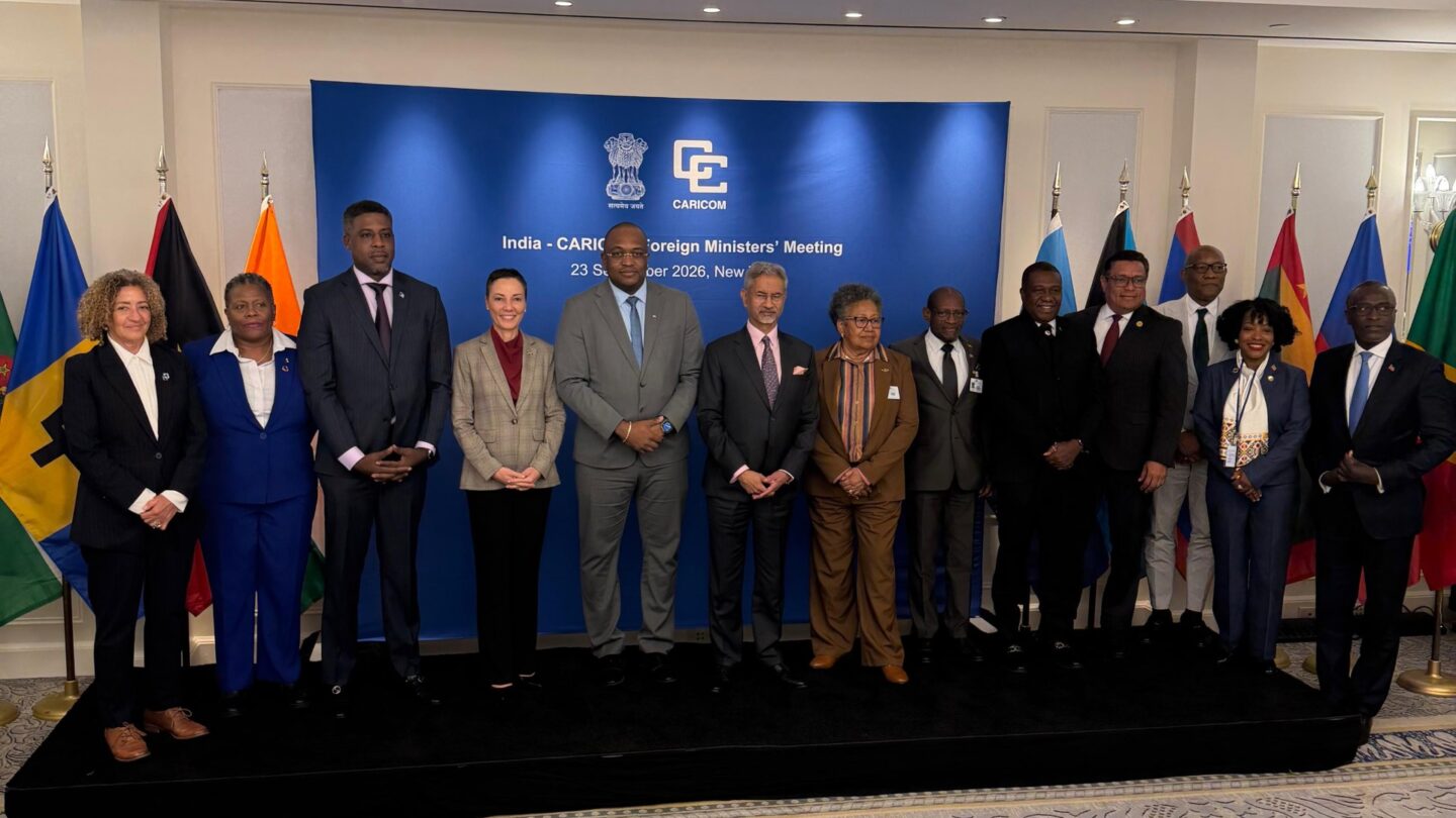 Afbeelding bij de officiële publicatie: CARICOM en India verdiepen strategisch partnerschap tijdens ministeriële bijeenkomst in New York
